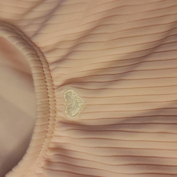 Stoney Clover x Target Pink Ribbed Cheeky High Leg 1 Piece Swimsuit Size XS (0-2 - Picture 7 of 8